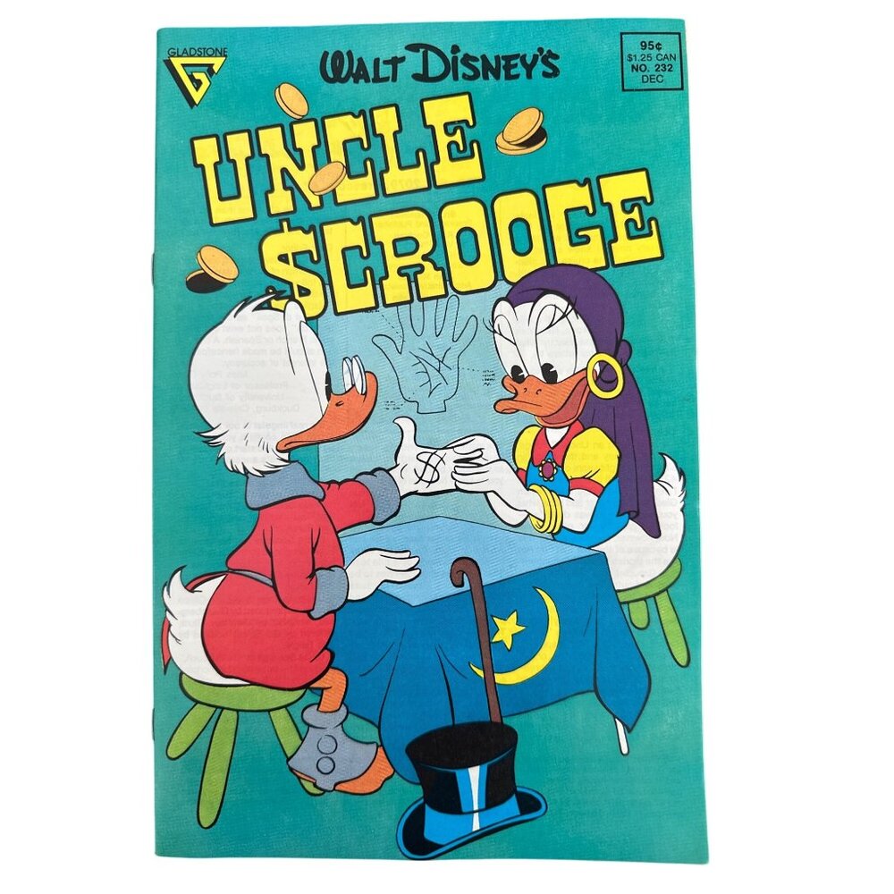 Gladstone Walt Disneys Uncle Scrooge Comic #232 Vintage December 1988 Collection
